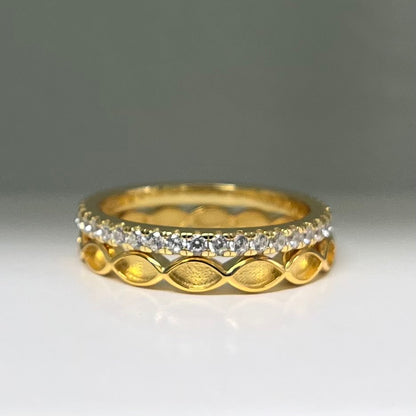 Full Forever Love + Full Eternity Band | Breastmilk Ring