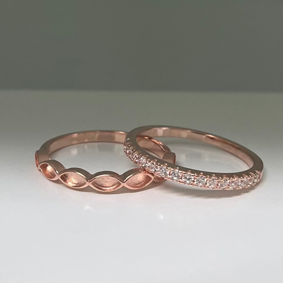 Half Forever Love + Half Eternity Band | Breastmilk Ring