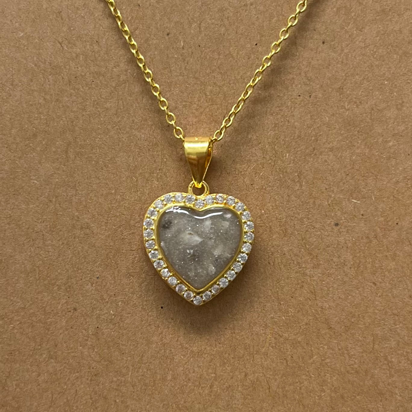 Sparkling Heart | Breastmilk Necklace