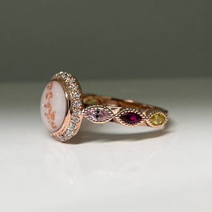 The Maya Birthstone Ring | Breastmilk Ring