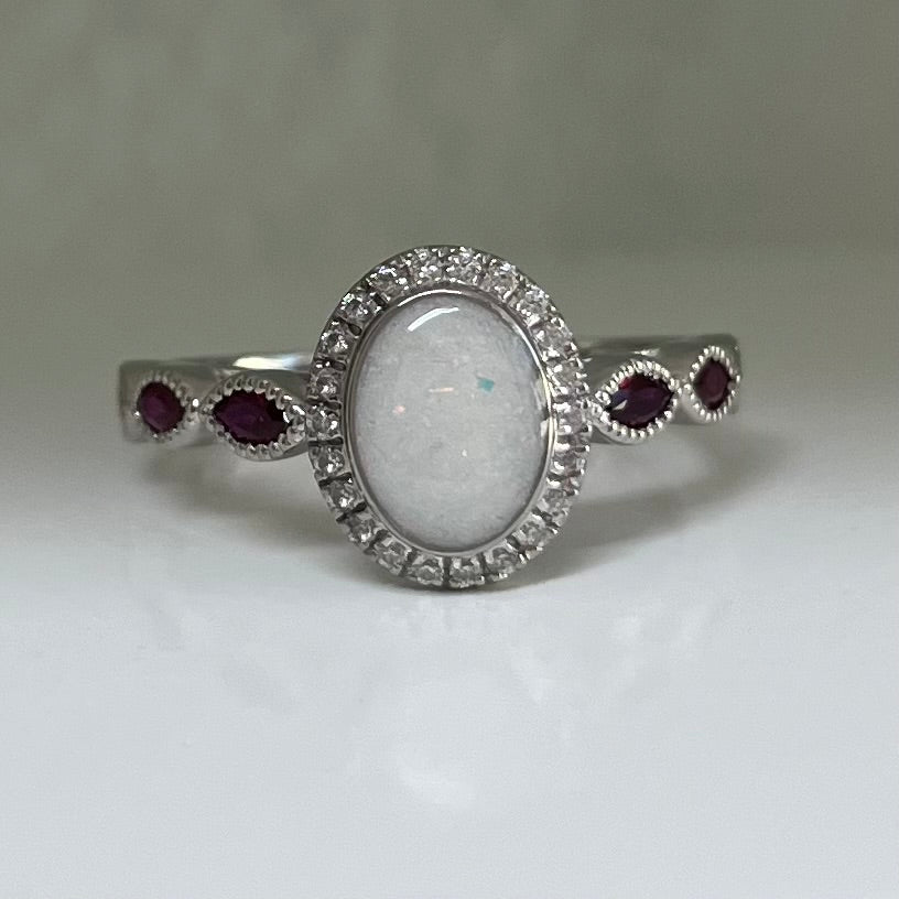 The Xandria Birthstone Ring | Breastmilk Ring