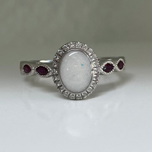 The Xandria Birthstone Ring | Breastmilk Ring