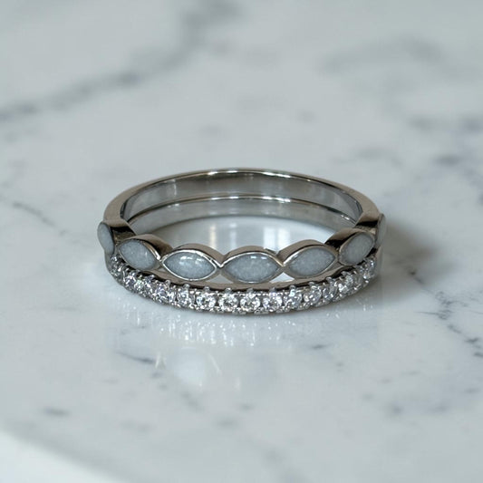 Half Forever Love + Half Eternity Band | Breastmilk Ring