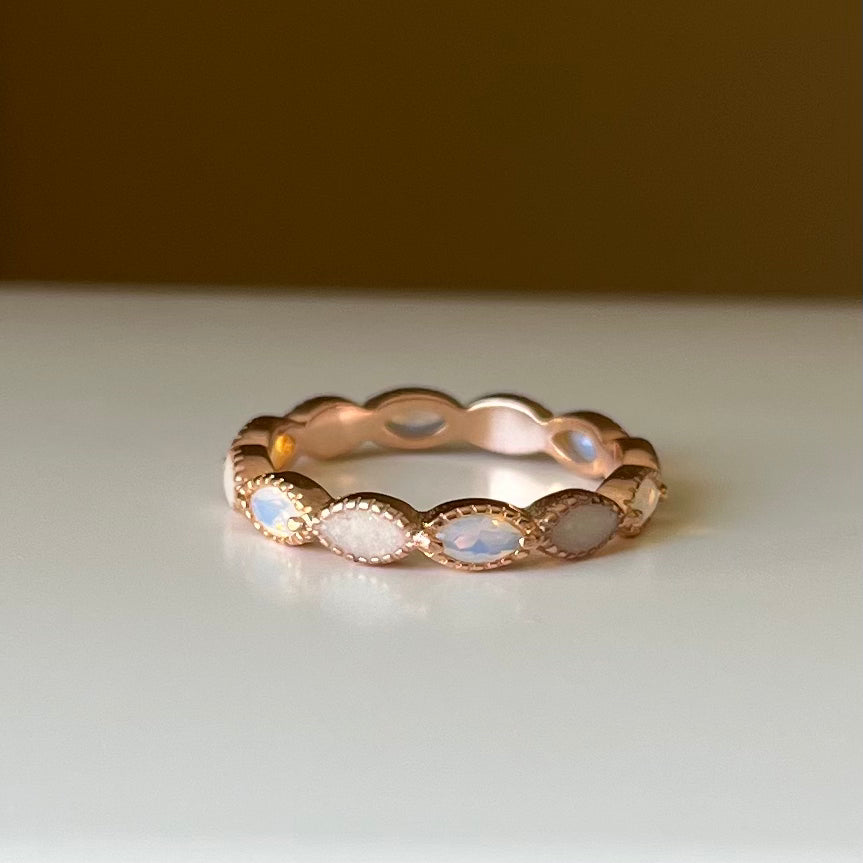 Eternity Breastmilk Birthstone Band | Breastmilk Ring