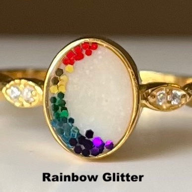 The Melody Birthstone Ring | Breastmilk Ring