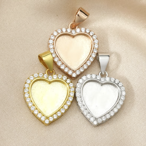 Sparkling Heart | Breastmilk Necklace