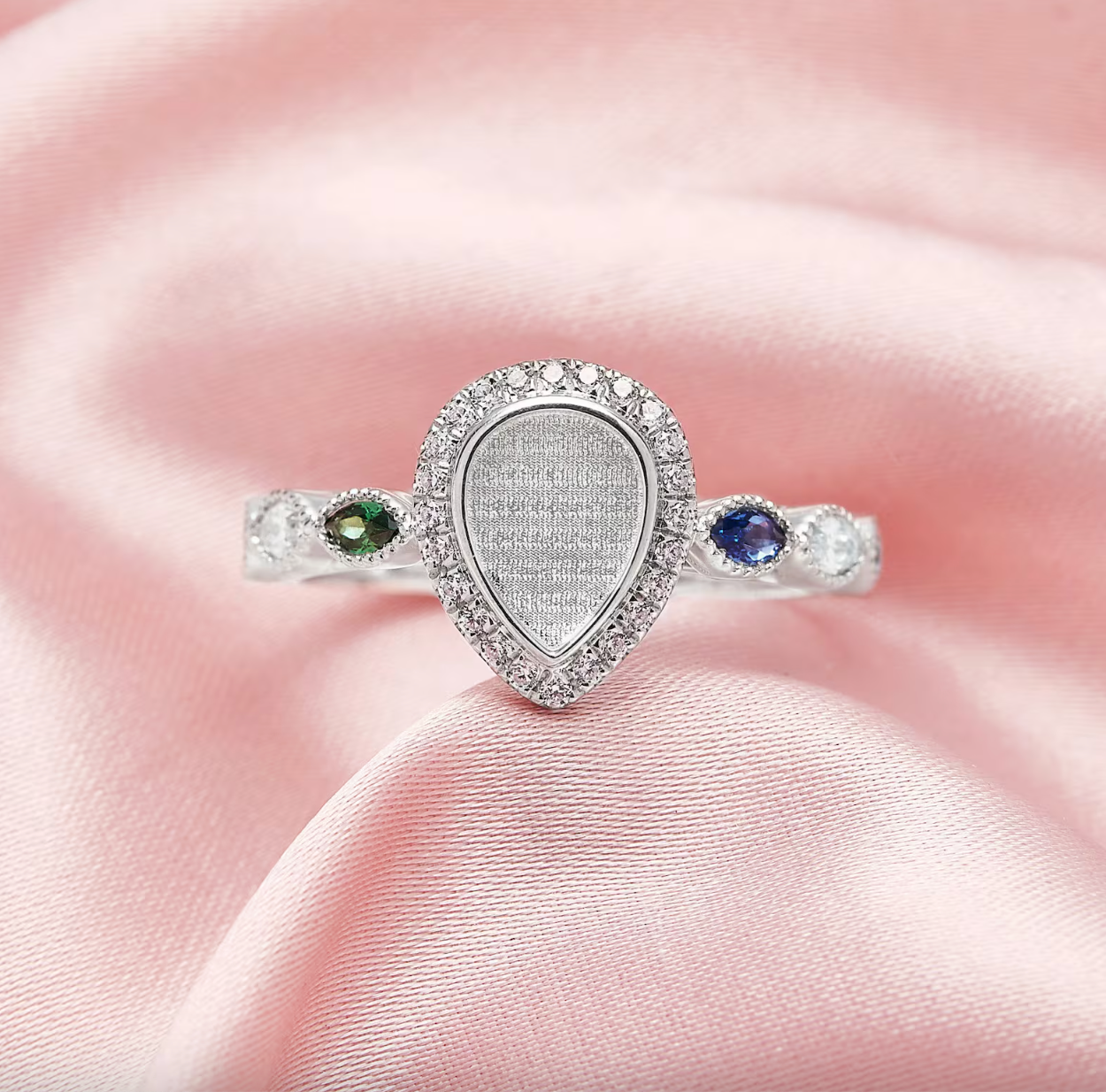 The Odessa Birthstone Ring | Breastmilk Ring