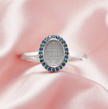 The Zara Birthstone Ring | Breastmilk Ring