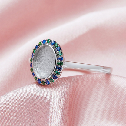 The Zara Birthstone Ring | Breastmilk Ring