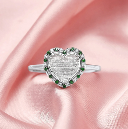 The Melody Birthstone Ring | Breastmilk Ring