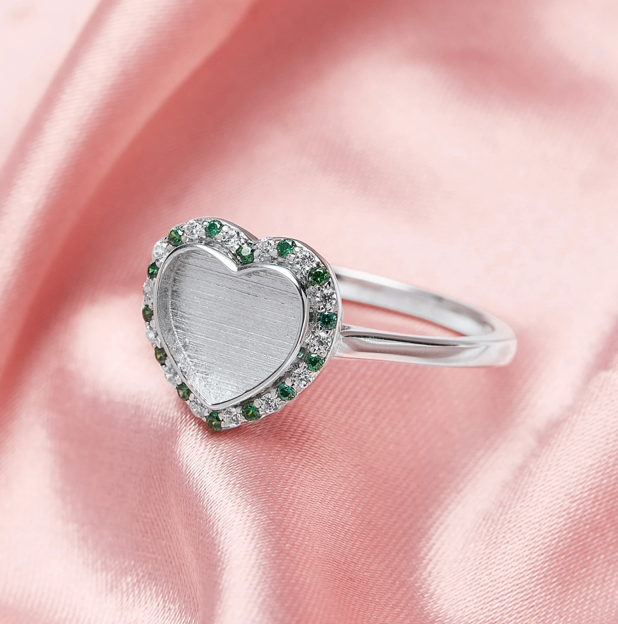 The Melody Birthstone Ring | Breastmilk Ring