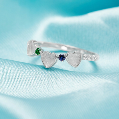 The Capri Birthstone Ring | Breastmilk Ring